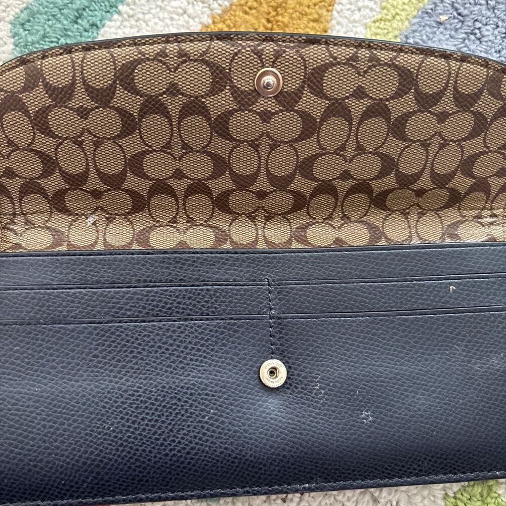Coach slim envelope wallet F52689 - Picture 4 of 5